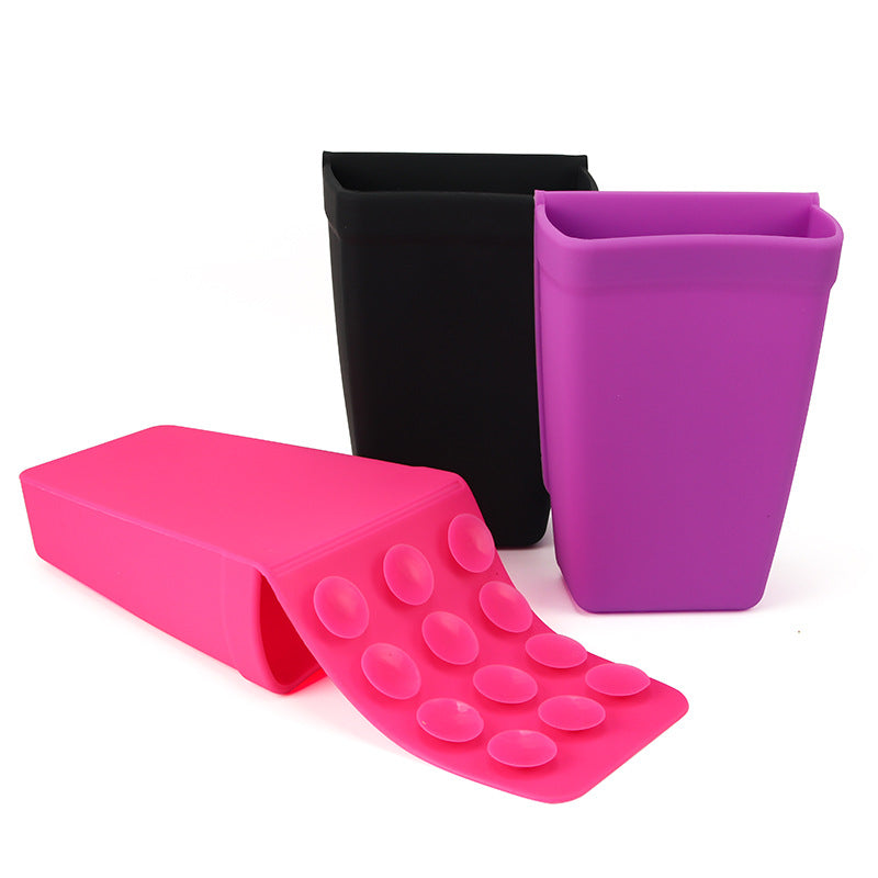 Silicone Suction-Cup Brush Holder