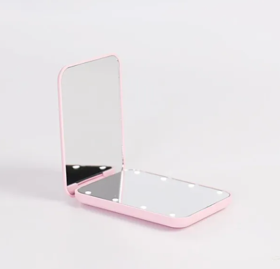 GlowFold Portable LED Makeup Mirror