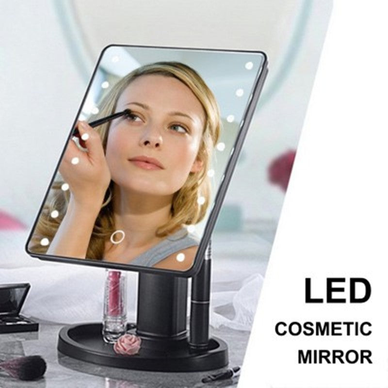 Touch Sensor LED Makeup Mirror with European Design