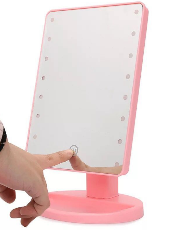 Touch Sensor LED Makeup Mirror with European Design