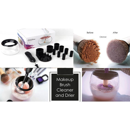 Rotating Makeup Brush Cleaning Set