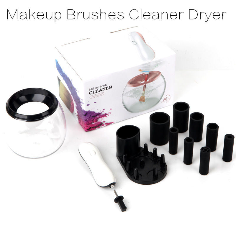 Rotating Makeup Brush Cleaning Set