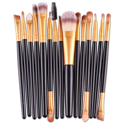 15-Piece Essential Makeup Brush Set