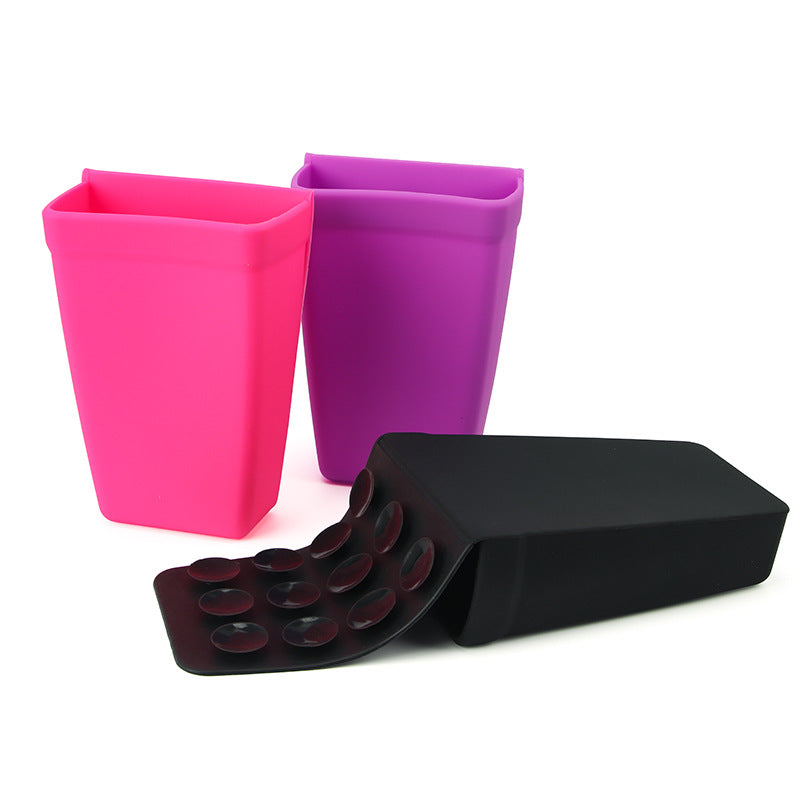 Silicone Suction-Cup Brush Holder