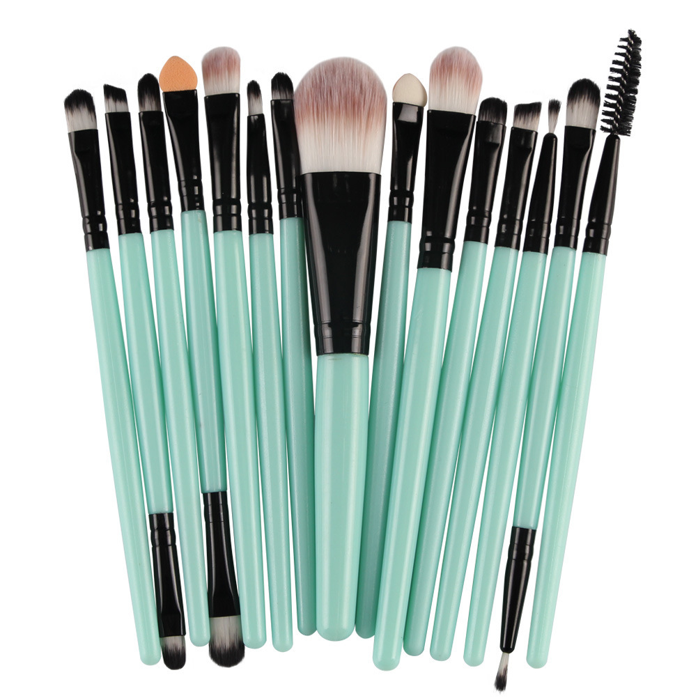15-Piece Essential Makeup Brush Set