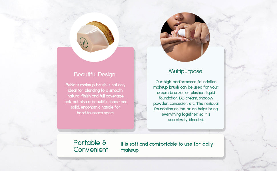 Precision Foundation Makeup Brush