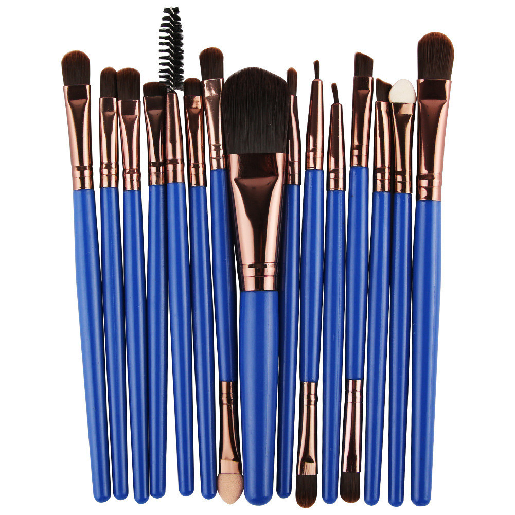 15-Piece Essential Makeup Brush Set