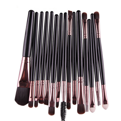 15-Piece Essential Makeup Brush Set