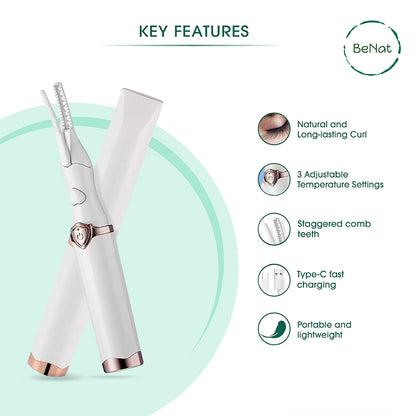 Rechargeable Heated Lash Curler