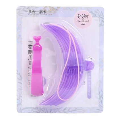 Reusable Eyebrow Stencil Kit