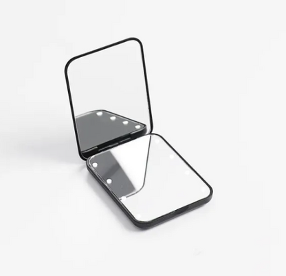 GlowFold Portable LED Makeup Mirror