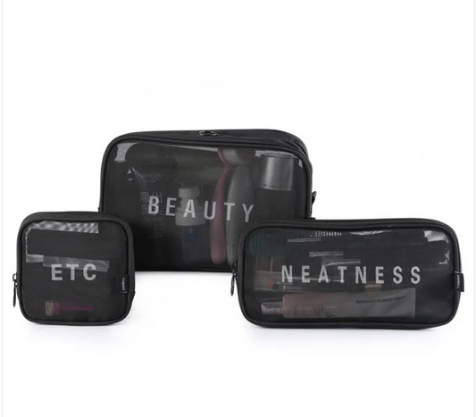 Mesh Travel Makeup Organizer