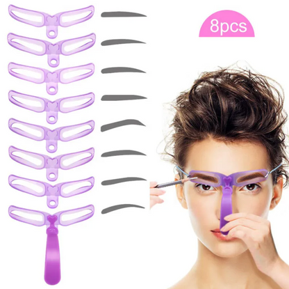 Reusable Eyebrow Stencil Kit