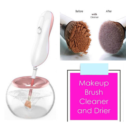 Rotating Makeup Brush Cleaning Set