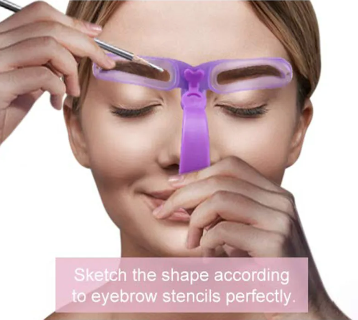 Reusable Eyebrow Stencil Kit