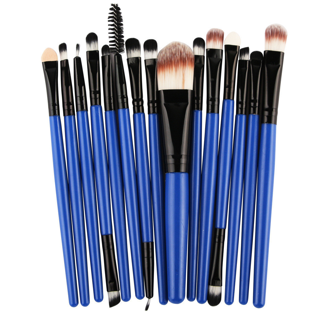 15-Piece Essential Makeup Brush Set